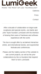 Mobile Screenshot of lumigeek.com